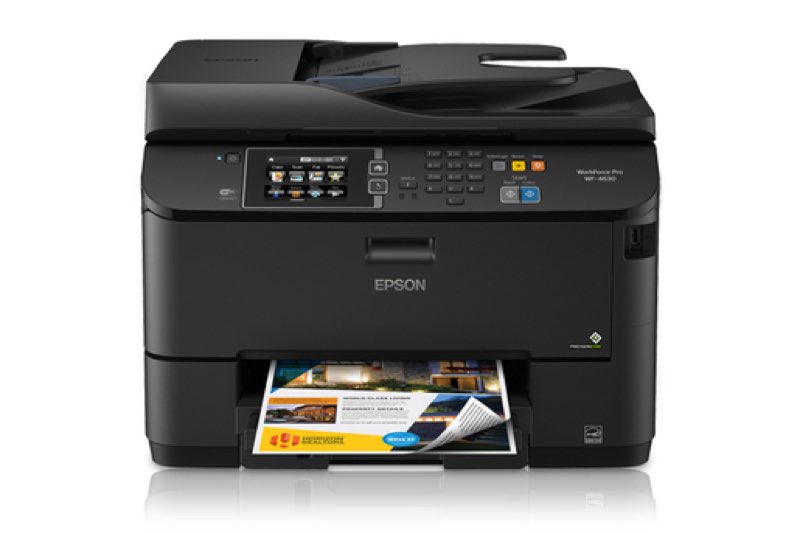 Epson Workforce Pro WF-4630 Wireless Color All-in-One Inkjet Printer with Scanner and Copier, Amazon Dash Replenishment Ready