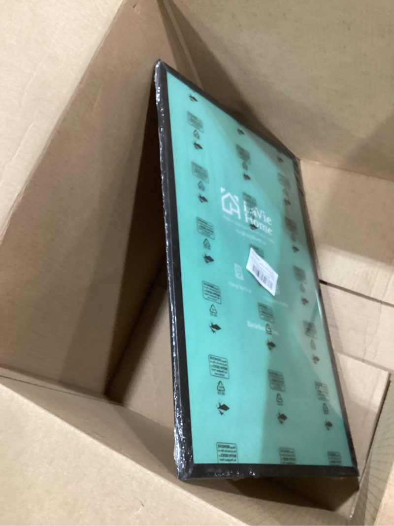 Condition photo showing Good Condition for lavie home 12x20 picture frame for wall display, 12x20 black picture frame with hd plexiglas, 12 x 20 poster frame 1 pack, display frame for vertical or horizontal, classic collection