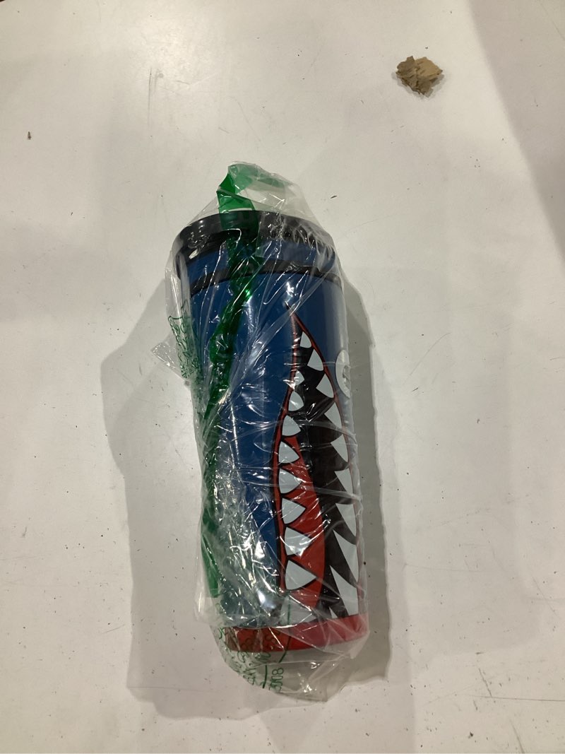 Condition photo showing Good Condition for ice shaker stainless steel shaker bottle | 26oz, blue bomber | stays cold for 30+ hours | insulated cup with twist-on agitator | odor-free shaker cup for protein shakes, water, smoothies, cocktails 26 oz blue bomber