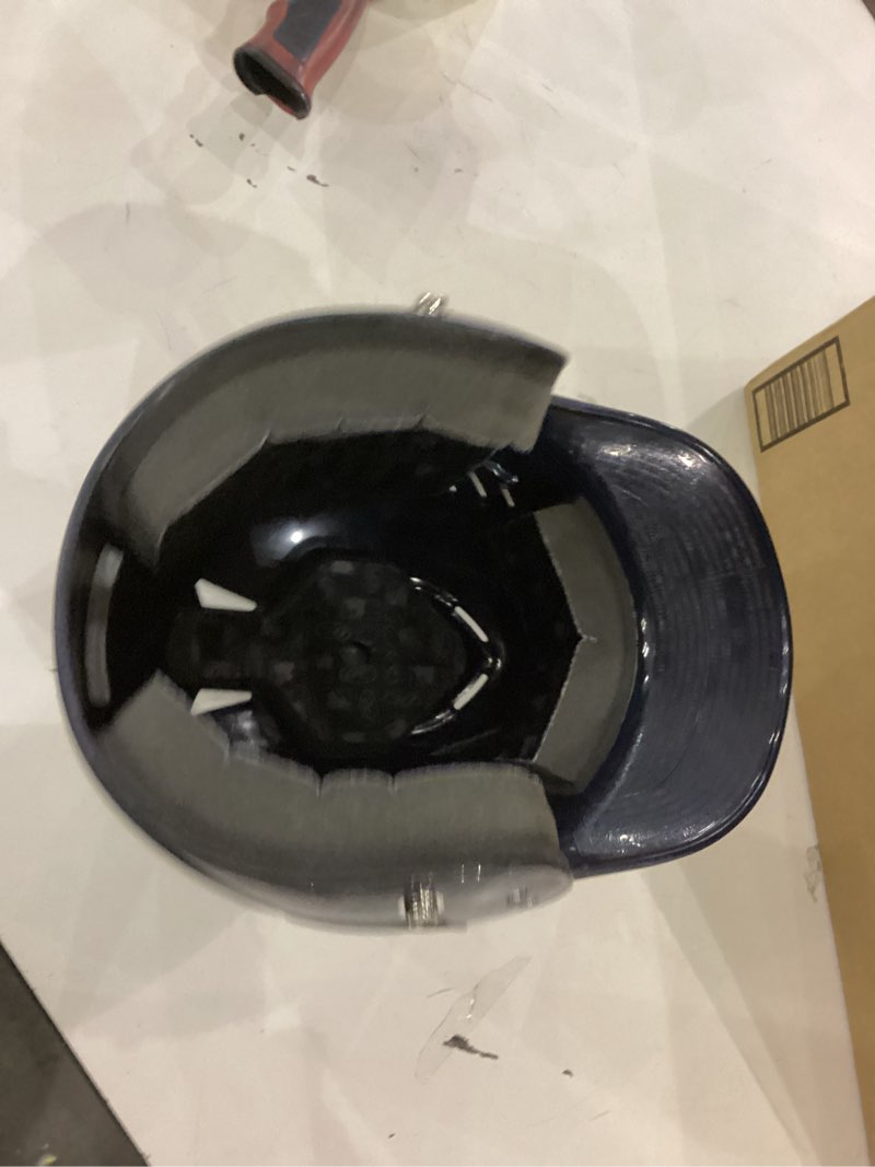 Condition photo showing As Is for Blue rawlings baseball helmet