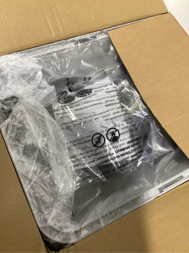 Condition photo showing New/Like New for Stainless Steel Cat Litter Box, Odor Free Metal Litter Box with High Sides Lid, Open Top Low Entry Litter Pan Include Scoop Easy Cleaning Anti-Scratch Kitty Cat Box Anti-Urine Leakage, Non-Sticky