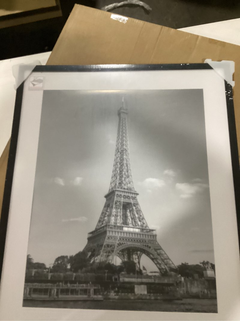 Condition photo showing New/Like New for upsimples 20x24 Picture Frame, Display Pictures 16x20 with Mat or 20 x 24 Without, Wall Hanging Poster Frames, Black, 1 Pack Black 20x24