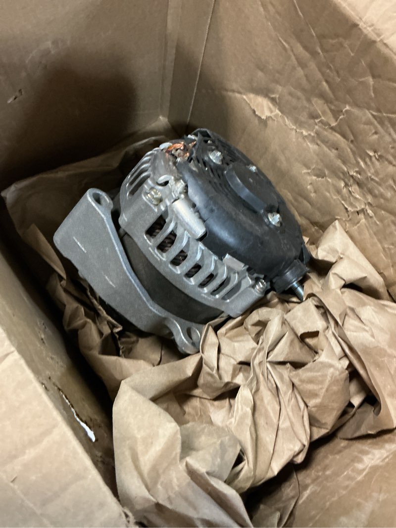 Condition photo showing As Is for gm genuine parts 84143540 alternator