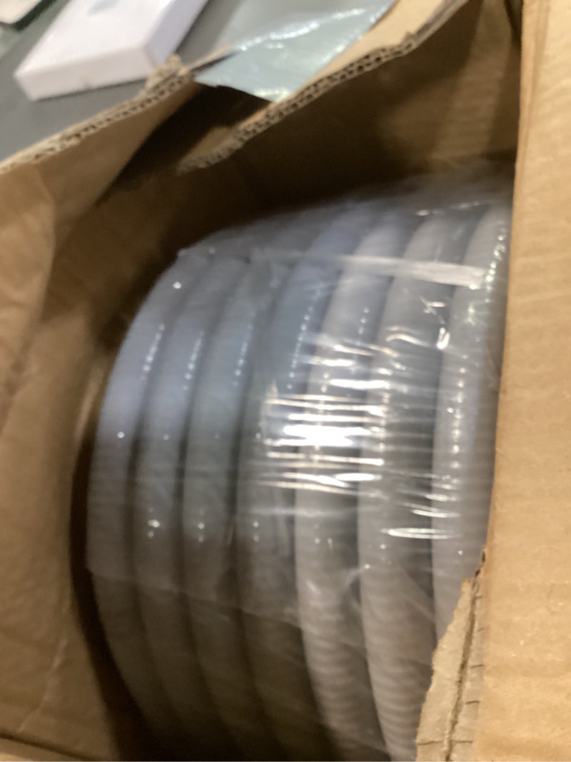 Condition photo showing Good Condition for 3/4inch 50ft Liquid-Tight Conduit and Connector Kit,Flexible Non-Metallic Liquid Tight Electrical Conduit Kit with 5 Straight and 3 90-Degree Connector Fittings,3/4 in. Dia