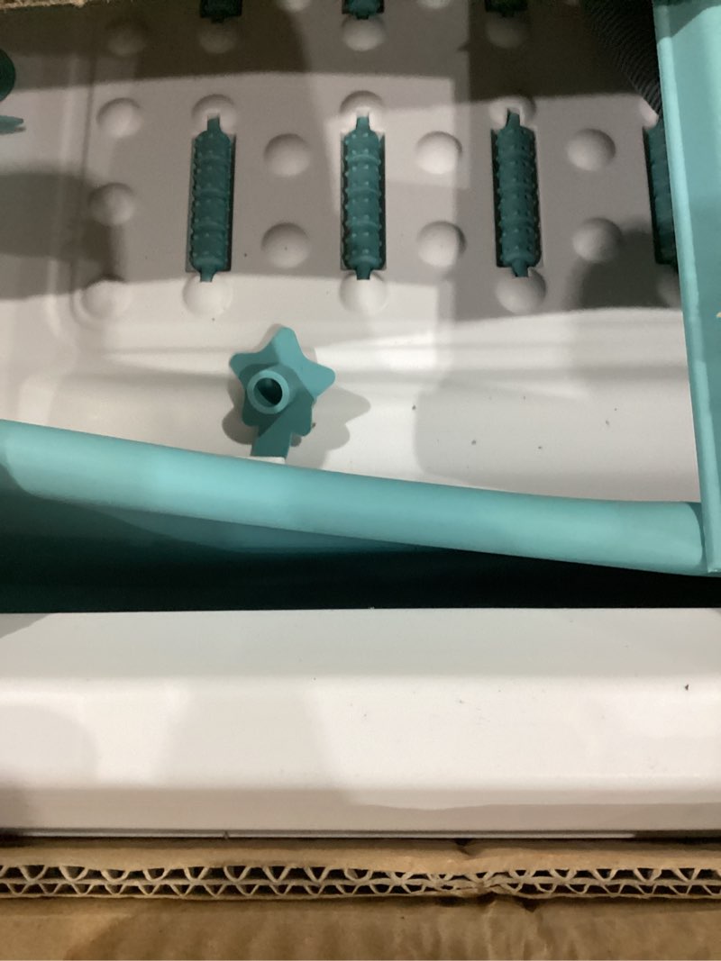 Condition photo showing As Is for Foldable Bathtub Portable Soaking Bath Tub for adult,Ideal for Hot Bath Ice Bath with Reached Out Hands 53 inch 53" with lid