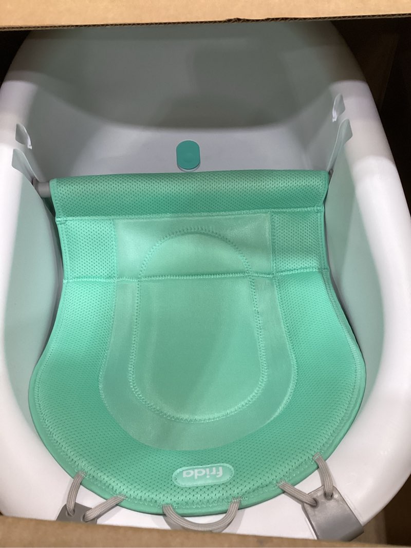 Condition photo showing Good Condition for frida baby 4-in-1 grow-with-me baby bathtub, baby tub for newborns to toddler with removable bath seat & backrest for bath support in tub