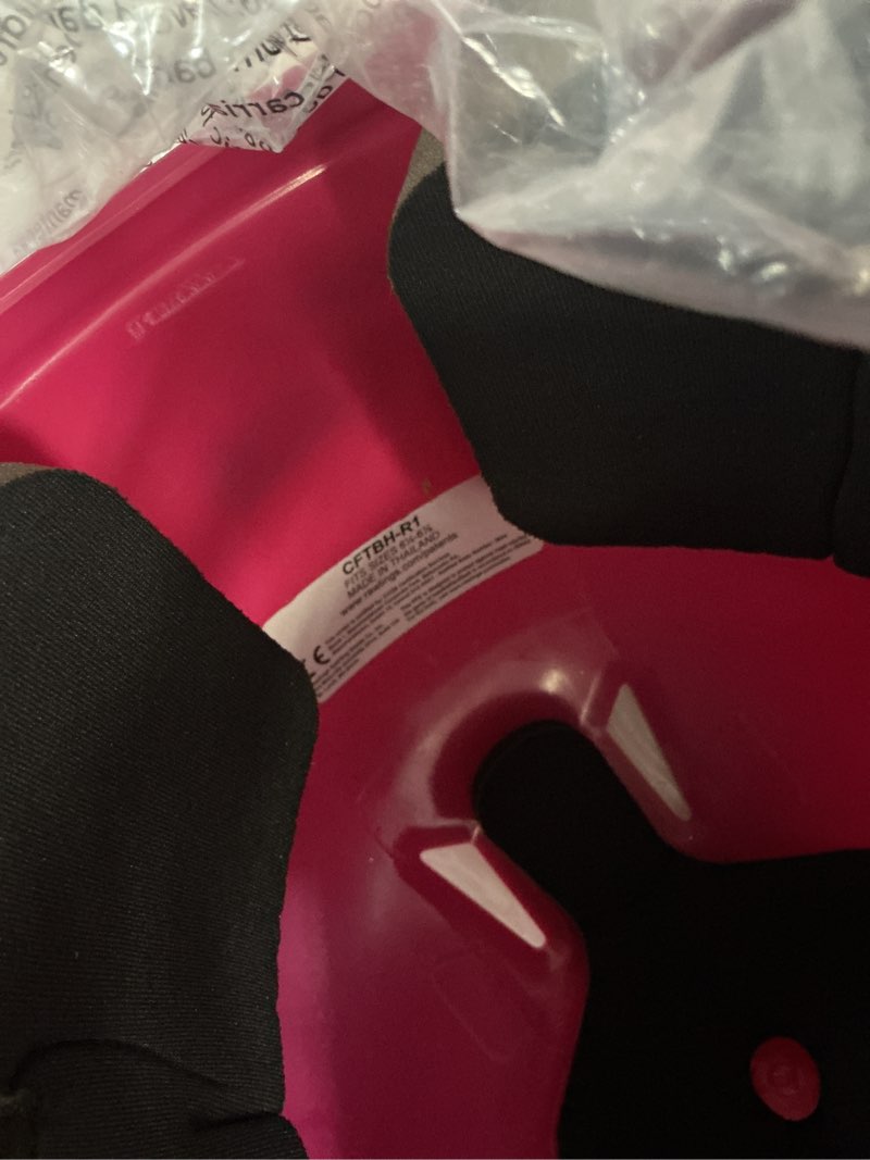 Condition photo showing As Is for rawlings | coolflo batting helmet with facemask | fastpitch softball | one size fits most (6 1/2-7 1/2) (missing facemask)