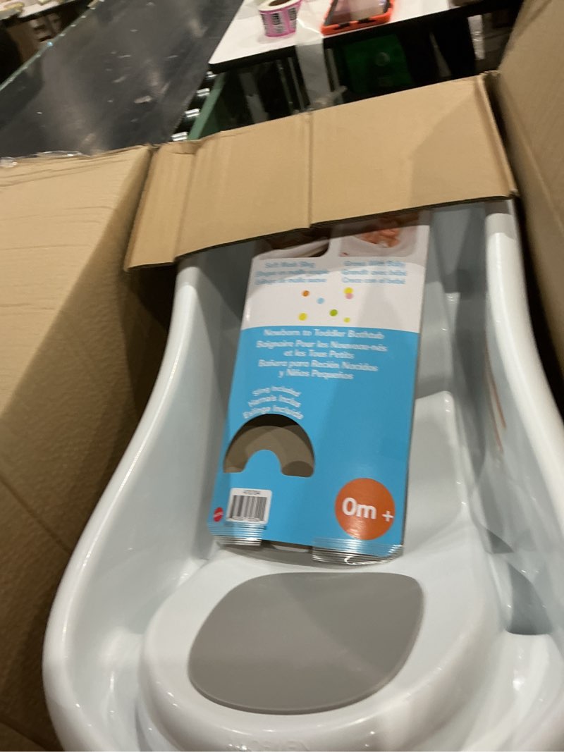 Condition photo showing Good Condition for fisher-price™ 3-n-1 grow with baby infant to toddler bath tub with supportive sling