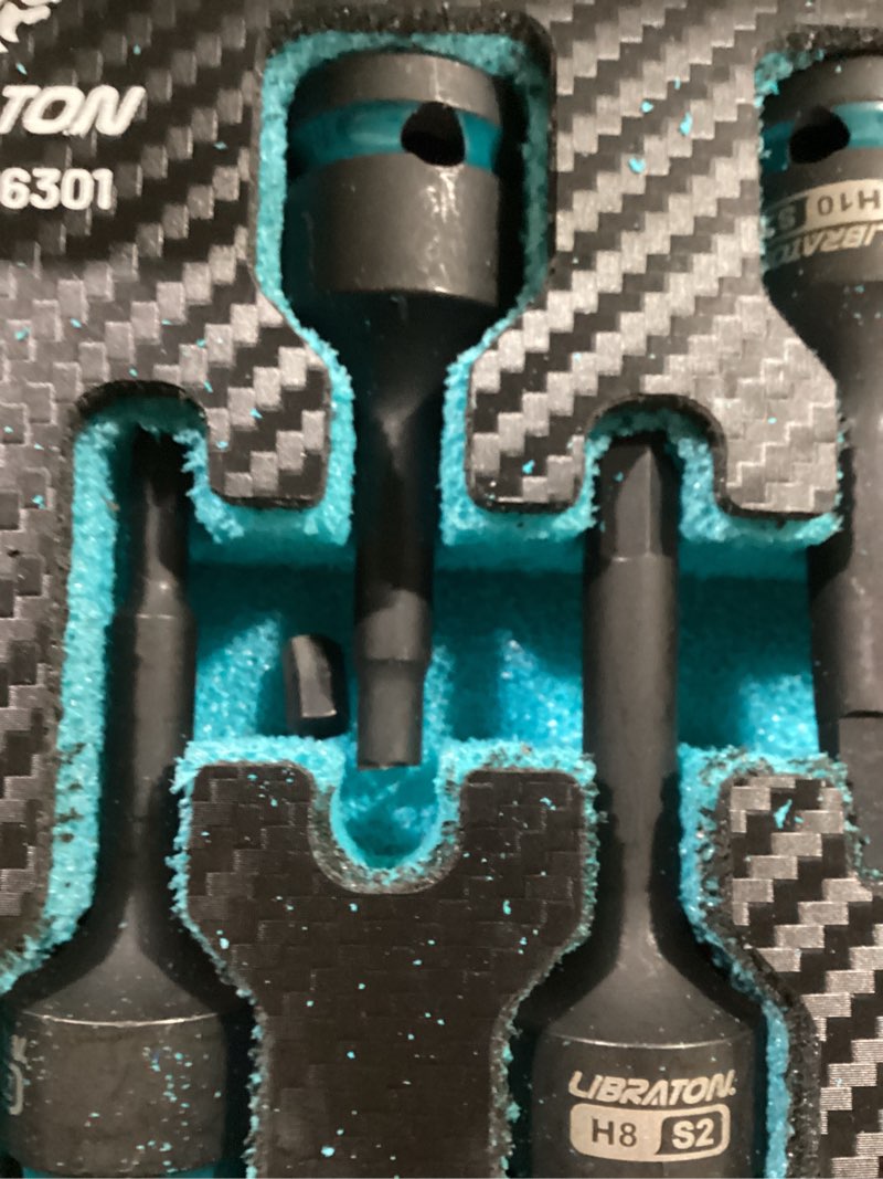 Condition photo showing As Is for LIBRATON Impact Hex Bit Socket Set, 1/2" Dr, S2 Steel, 10PCS High Torque Sockets(Metric H5-H19) for Professional Mechanics & Automotive Repair (XPE Storage Case)