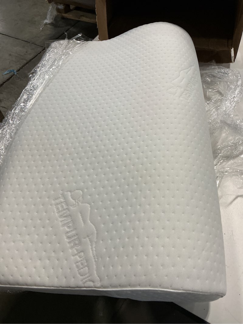 Condition photo showing Good Condition for tempur-pedic tempur-ergo neck pillow, large profile, white high profile 1