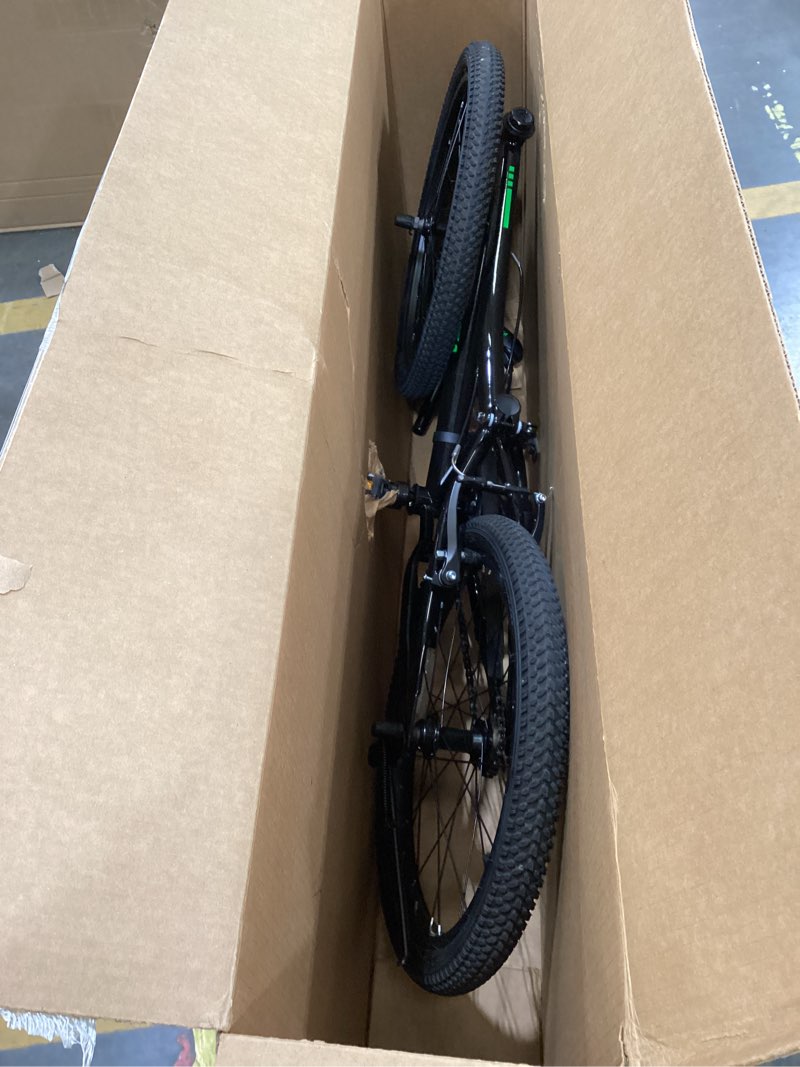 Condition photo showing As Is for AVASTA Bilbo 18 20 Inch Kids Bike for Boys Girls 5-10 Years Old, Retro Style High Carbon Steel Bicycle with Adjustable Handlebars and Seat, Dual V-Brakes, Kickstand, Multiple Colors Black 20'' With Kickstand