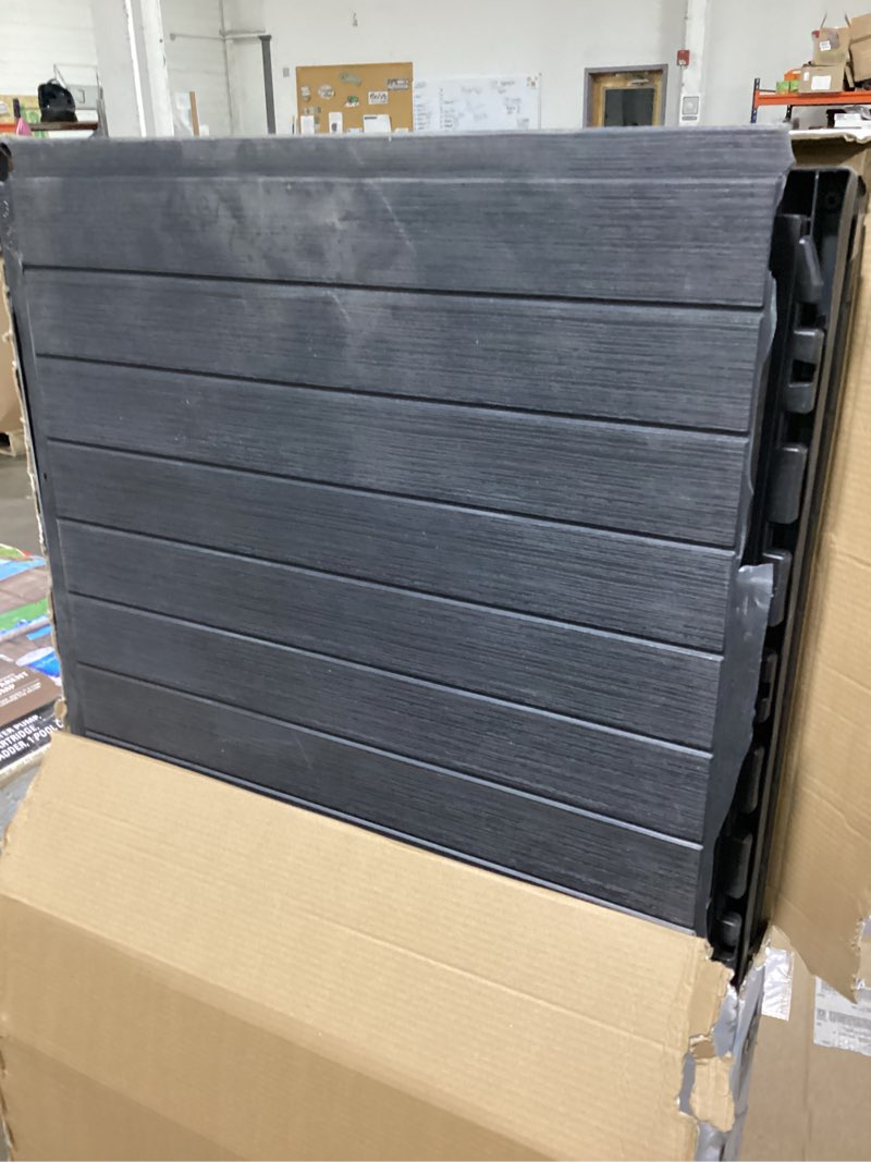 Condition photo showing Good Condition for keter 170 gal. resin deck box large indoor/outdoor storage