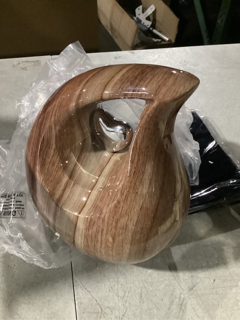 Condition photo showing As Is for SIMILAR TO STOCK PHOTO. Large Tear Drop Urn for Human Ashes Adult Man & Female, 10 Inches Tall Memorial with Photo & Engraving Personalized Options, Outdoor Safe, 2.5 L Capacity, 100 Options Available Large - L (156 Cubic Inch) Multicolor - Multisize