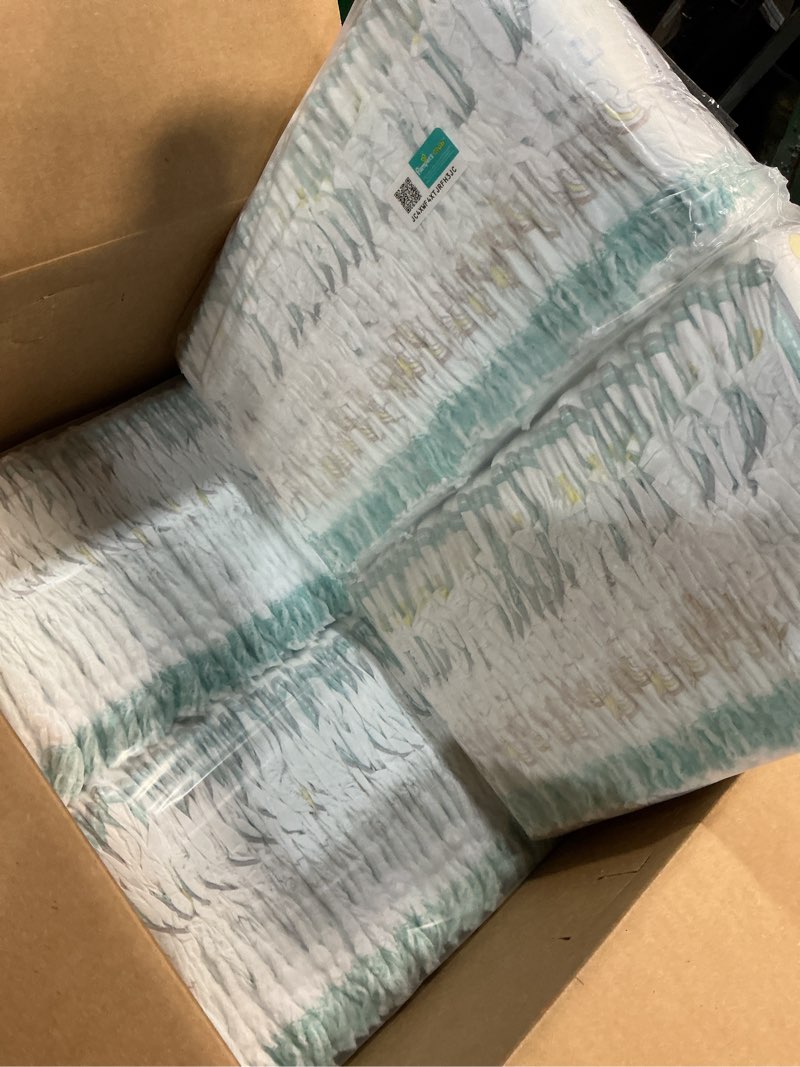 Condition photo showing New/Like New for Pampers Diapers - Swaddlers 360° - Size 3, 156 Count, up to 100% Leakproof Comfy Dry Fit, Designed for Easy Changes, Pull On Baby Diaper (Packaging May Vary) Size 3 156