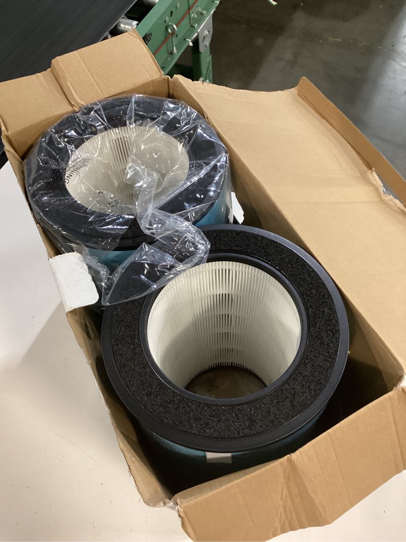Condition photo showing New/Like New for 2 pack hp302 replacement filter for neverchange shark air purifier max | compatible with shark hp302 hp301 hp305 hp200 hp201 hp202 hp232 hc501 hc502 air purifier max, replace part #he3fkpet