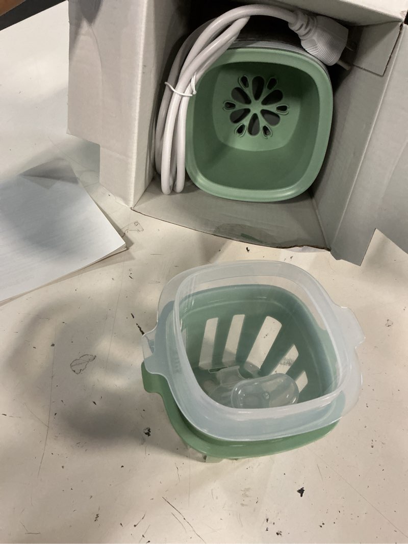 Condition photo showing Good Condition for momcozy bottle warmer, fast bottle warmers for all bottles with timer, accurate temperature control and automatic shut-off, multifunctional bottle warmer for breastmilk green+white