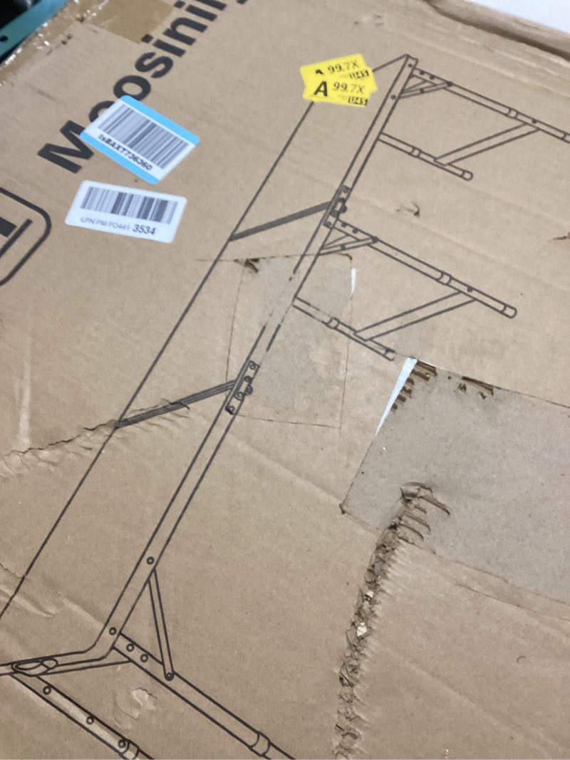 Condition photo showing New/Like New for Camping Table 6FT Folding Table Large 3 Adjustable Height Portable Picnic Camp Aluminum Outdoor Table Picnic BBQ Black Black 6FT