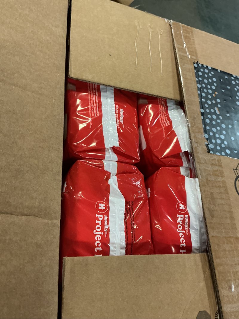 Condition photo showing Good Condition for huggies size 4 diapers, little snugglers baby diapers, size 4 (22-37 lbs), 150 count (6 packs of 25), packaging may vary size 4 150