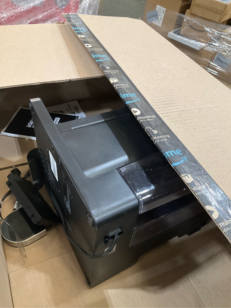 Condition photo showing As Is for ninja espresso & coffee maker & barista system, 3 espresso brew styles, single-serve coffee & nespresso capsule compatible, built-in frother, espresso, cappuccino & latte maker, black, cfn601