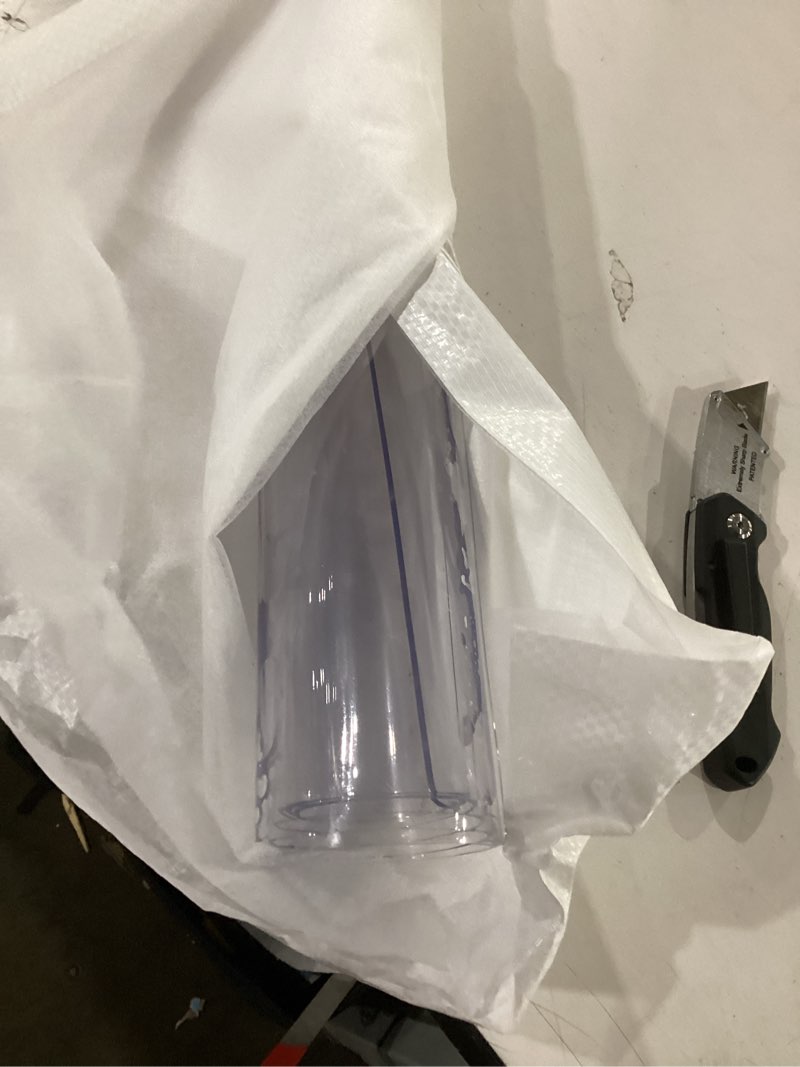 Condition photo showing New/Like New for necaux custom multisize 1.5mm thick clear pvc table cover protector - 42 x 42 inch waterproof pvc table protector square vinyl non-slip desk pad mat 42" x 42" clear 1.5mm