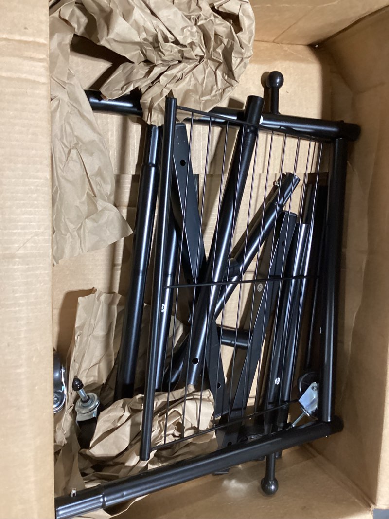 Condition photo showing As Is for rolling clothes hanger