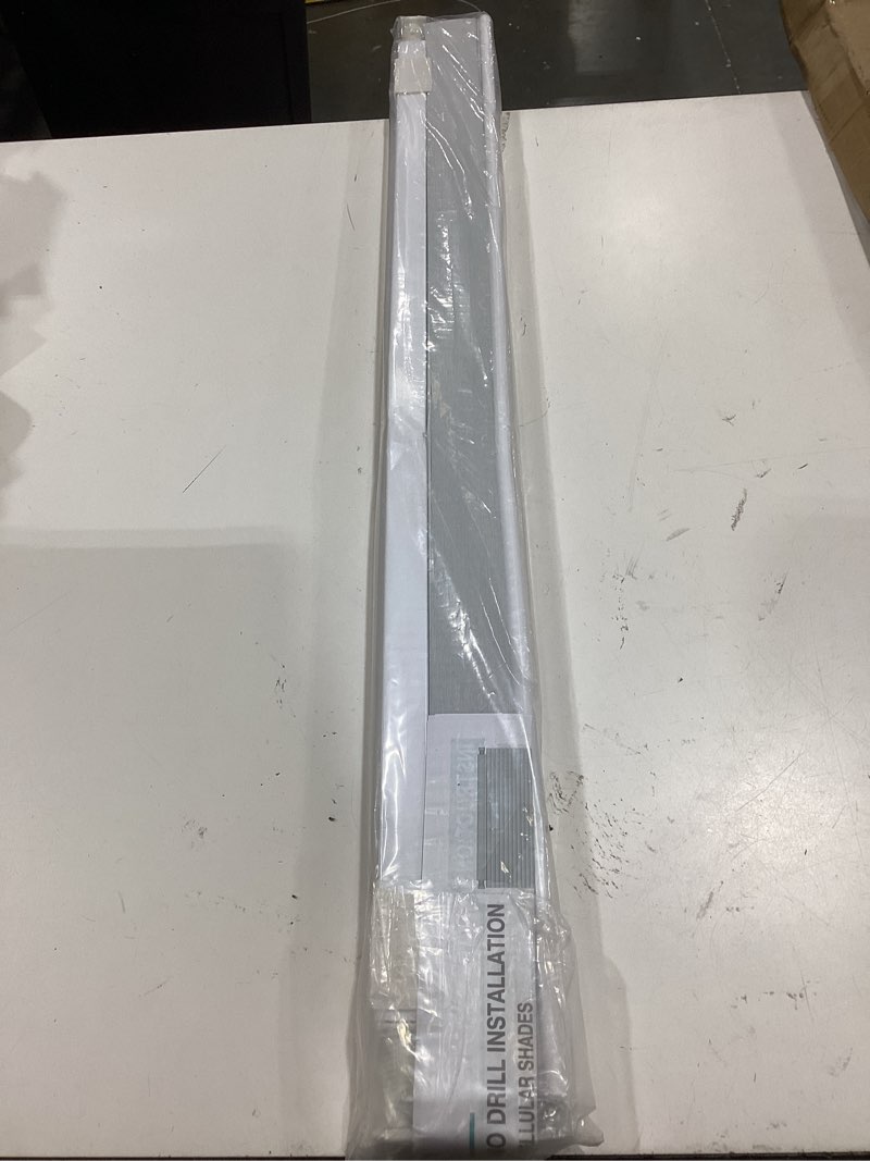 Condition photo showing Good Condition for changshade no drill no tools blackout cellular shades,cordless blinds for indoor windows,room darkening window shades honeycomb blinds for bedroom,office,home,16" w x 36" h,white blackout white 16"w x 36"h