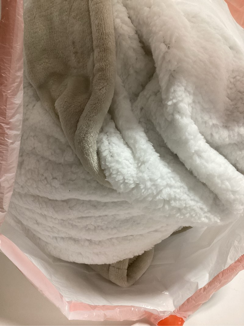 Condition photo showing As Is for Bedsure Electric Blanket Queen Size - Dual Control Heated Weighted Blanket Queen with 10 Heat Settings, Fast Heating with 10 Time Settings (84x90 inches, Ivory) 20 - Ivory Queen