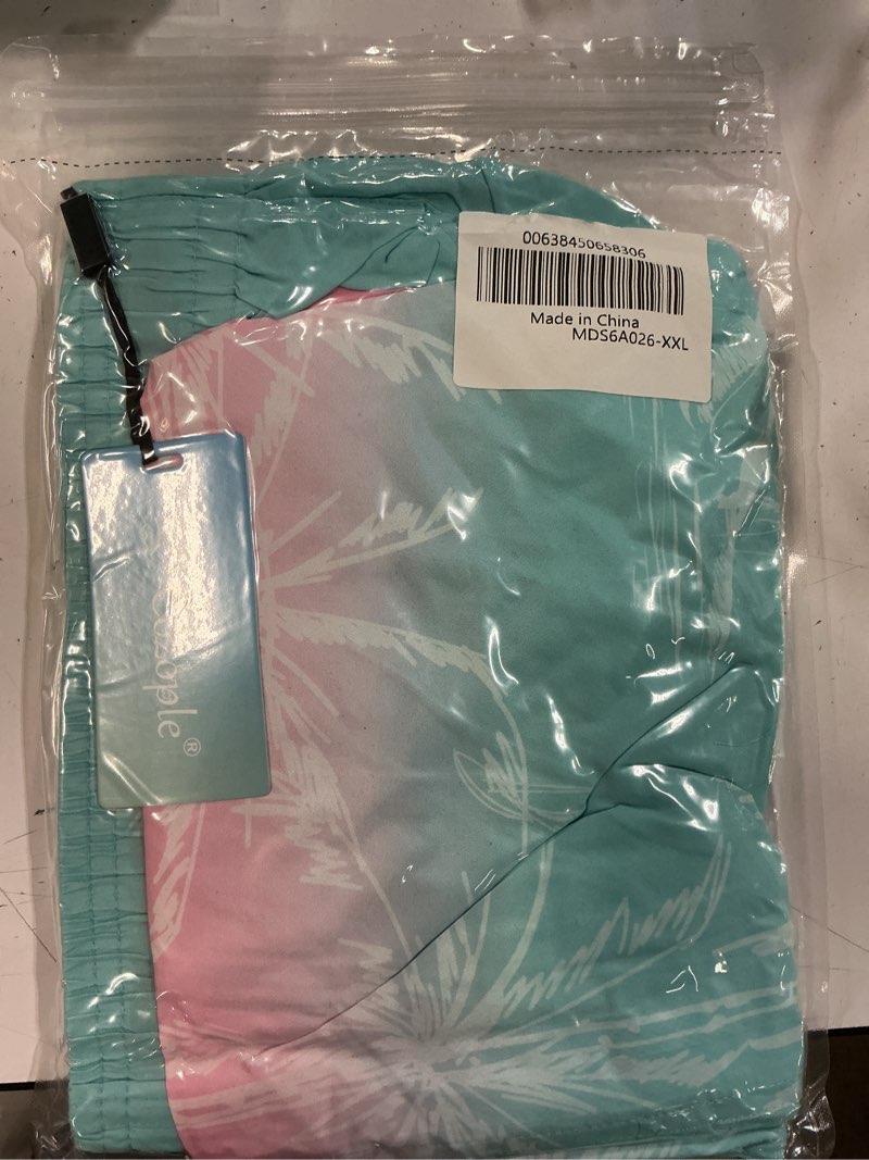 Condition photo showing New/Like New for xxl lollipie mens swim trunks with compression liner 5.5  inseam quick dry bathing suit lightweight swimming shorts bathing trunks swimwear board shorts