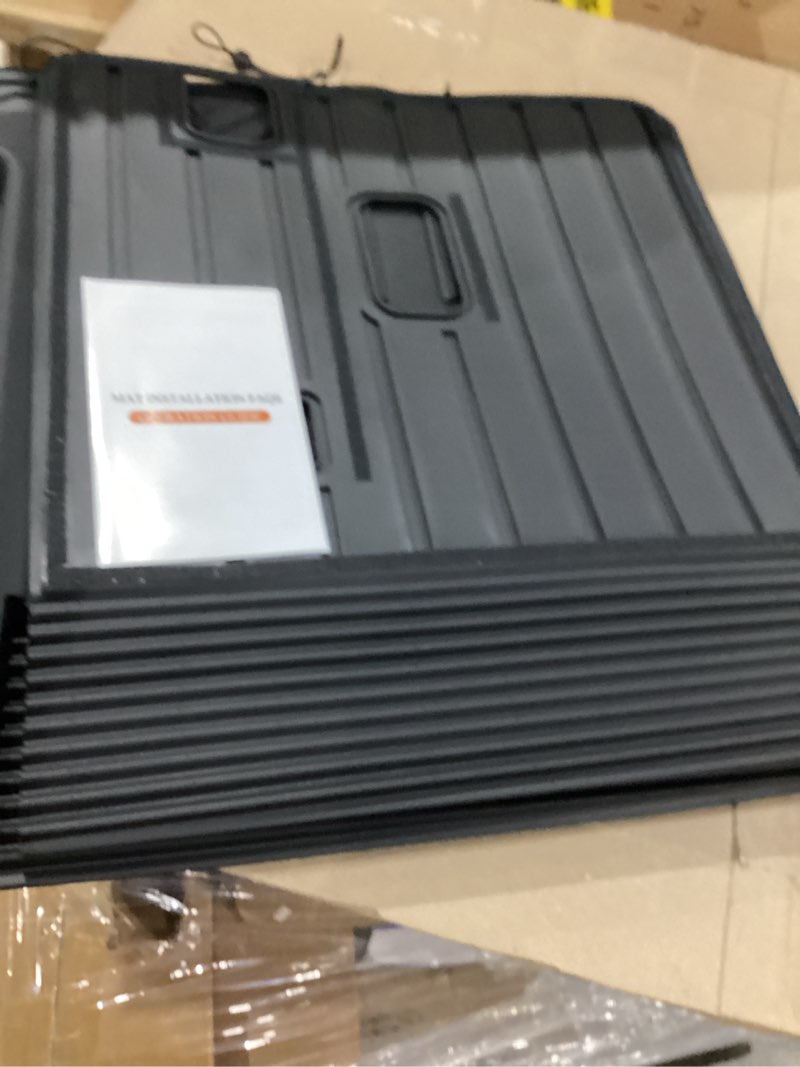 Condition photo showing Good Condition for houclemic cargo mat backrest mats for 2016-2022 honda pilot 8 passengers (no elite models), all weather tpe car liner car mat for 2022 honda pilot accessories for 2016-2022 honda pilot cargo mats