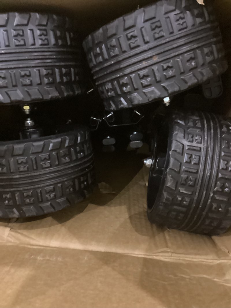 Condition photo showing Good Condition for 300L Extra Large Wagons Carts Foldable, 560LBS Heavy Duty Collapsible Beach Wagon 48" Long with Big All-Terrain Wheels, Utility Folding Cart for Camping, Grocery, Sports, Garden, Black