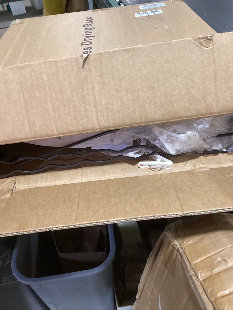 Condition photo showing Good Condition for Clothes Drying Rack, Foldable 2-Level Laundry Drying Rack for Clothes,Stainless Steel Drying Rack Clothing Collapsible for Indoor Outdoor,with Height-Adjustable Wings Medium