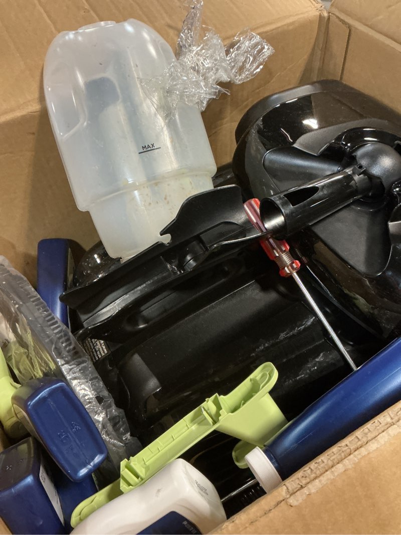 Condition photo showing As Is for McCulloch MC1385 Deluxe Canister Steam Cleaner, 2-Hour Runtime, Chemical-Free, 23 Accessories: Mop Head, Brushes & More - Built for Home, Tile, Carpet, Furniture, & Personal Car Detailing (missing parts)
