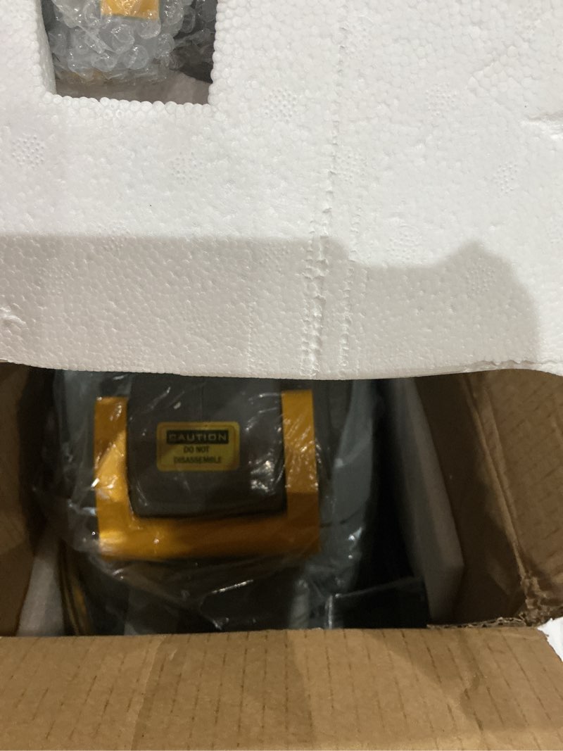 Condition photo showing Good Condition for glahoden retractable garden hose reel 5/8 in x 65 ft, 2025 upgraded dual ratchet lock uv & freeze protection brass seal slow retraction anti-tangle hose 180°swivel reinforced scaffold wall mount 5/8" 65ft light gray