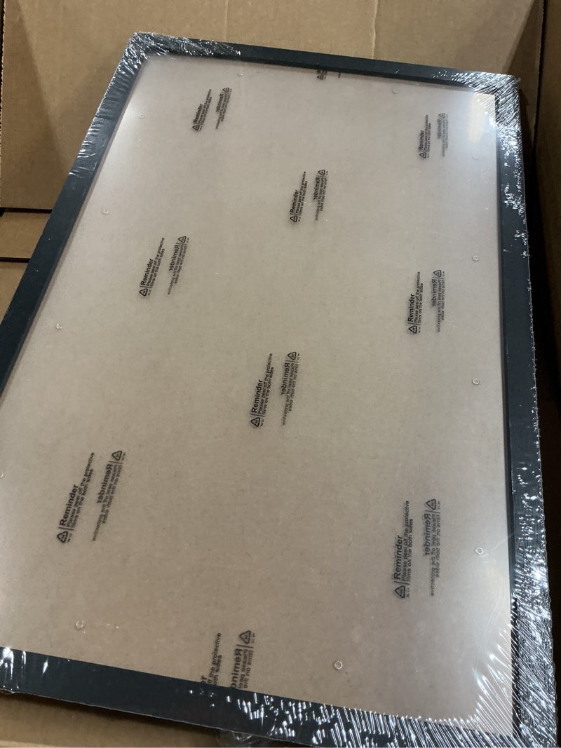 Condition photo showing Good Condition for a plus max 14x22 picture frame, black engineered wood frame for 14 x 22 inch picture poster photo, light weight 14 by 22 frame with wood-grain for wall - 1 pack/black/14 x22 black 14x22 1 pack