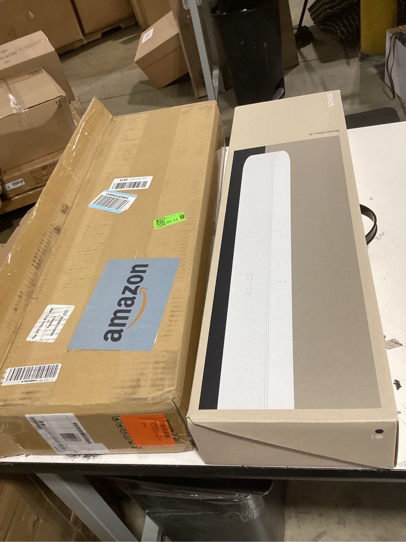 Condition photo showing New/Like New for sonos beam gen 2 - white - soundbar with dolby atmos white soundbar only