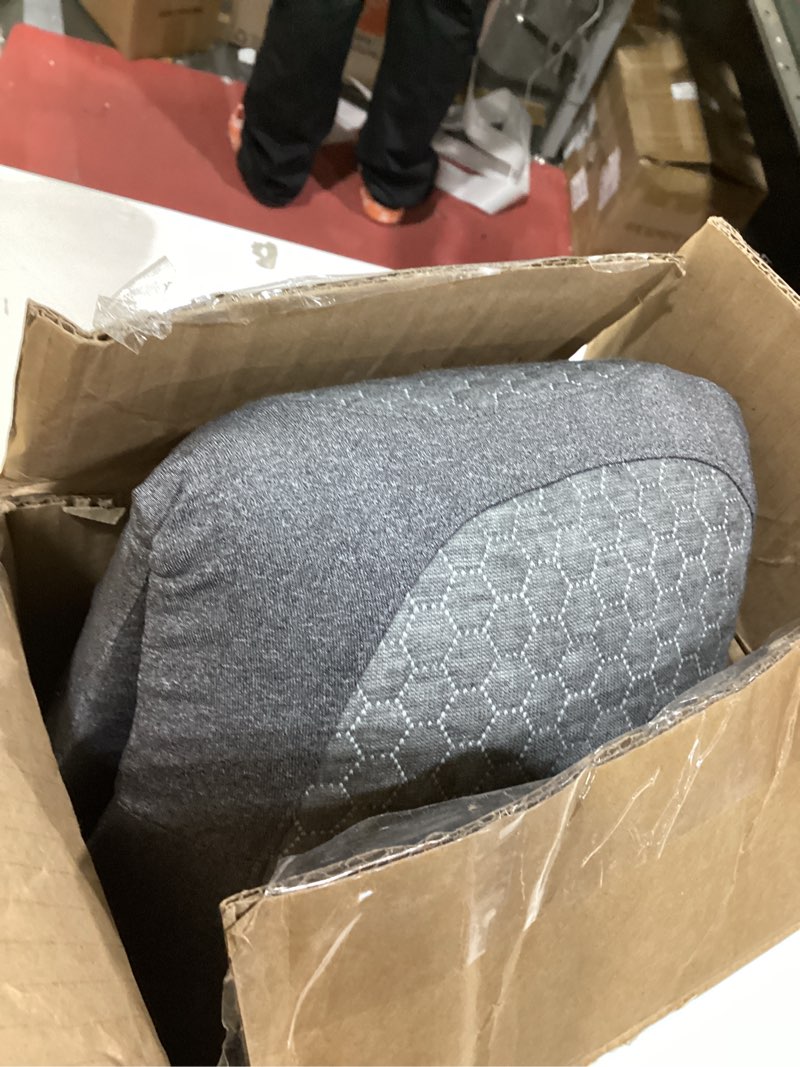 Condition photo showing As Is for 3-in-1 Electric Lumbar Support Pillow with Heat & Massage, Ergonomic Memory Foam Lower Back Massager for Pain Relief Deep Tissue, Smart Air Lift Technology, Ideal for Car/Bed/Sleeping/Office Chair