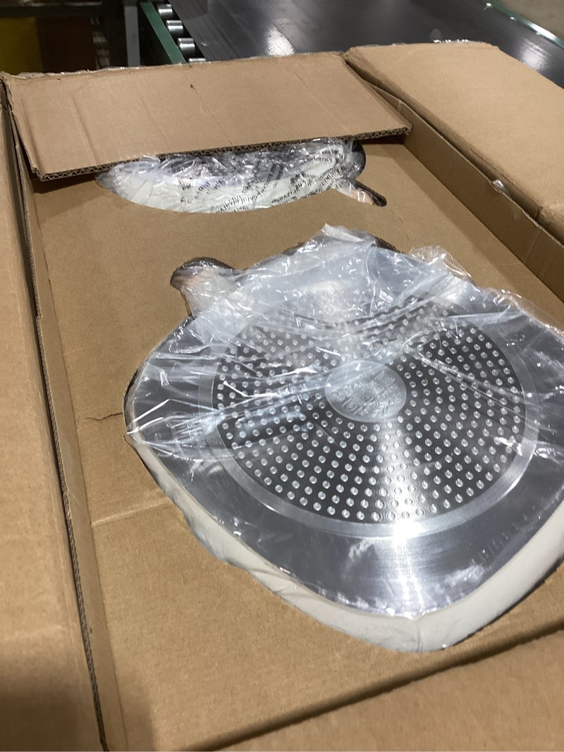 Condition photo showing Good Condition for 24 Pcs Pots and Pans Set, Non Stick Ceramic Cookware Set with 3 Stockpots, Healthy Non-Toxic, Large Capacity, Induction Compatible, PFAS/PTFE/PFOA Free, Cream White