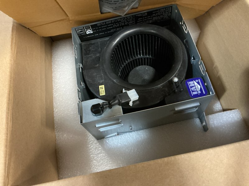 Condition photo showing New/Like New for utilitech ventilation fan 1.5-sone 100-cfm white decorative lighted bathroom fan, energy star