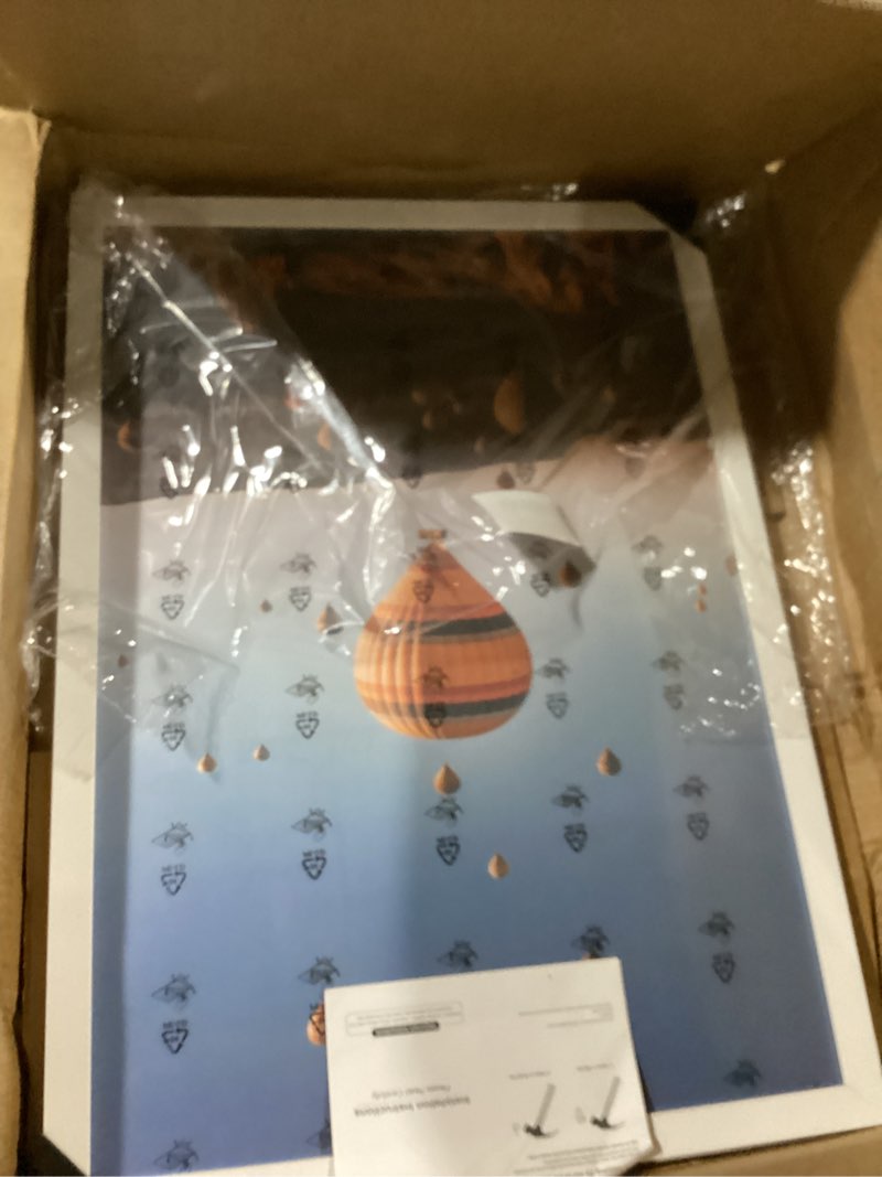 Condition photo showing New/Like New for jcjmy 15x21.25 puzzles frame white, wall hanging 15 x 21.25 picture frame for 15 by 21.25 poster photo canvas picture puzzles with shatter resistant plexiglass, white white 15x21.25 inch