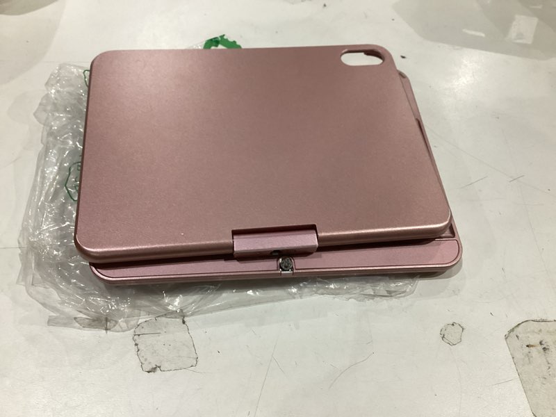 Condition photo showing As Is for NOKBABO Keyboard Case for iPad mini 7 (A17 Pro 2024) & Mini 6, 360° Rotatable Laptop-Like Cover with Trackpad, Wireless Bluetooth & Rainbow Backlit for iPad mini 7th/6th Generation - Rose Gold