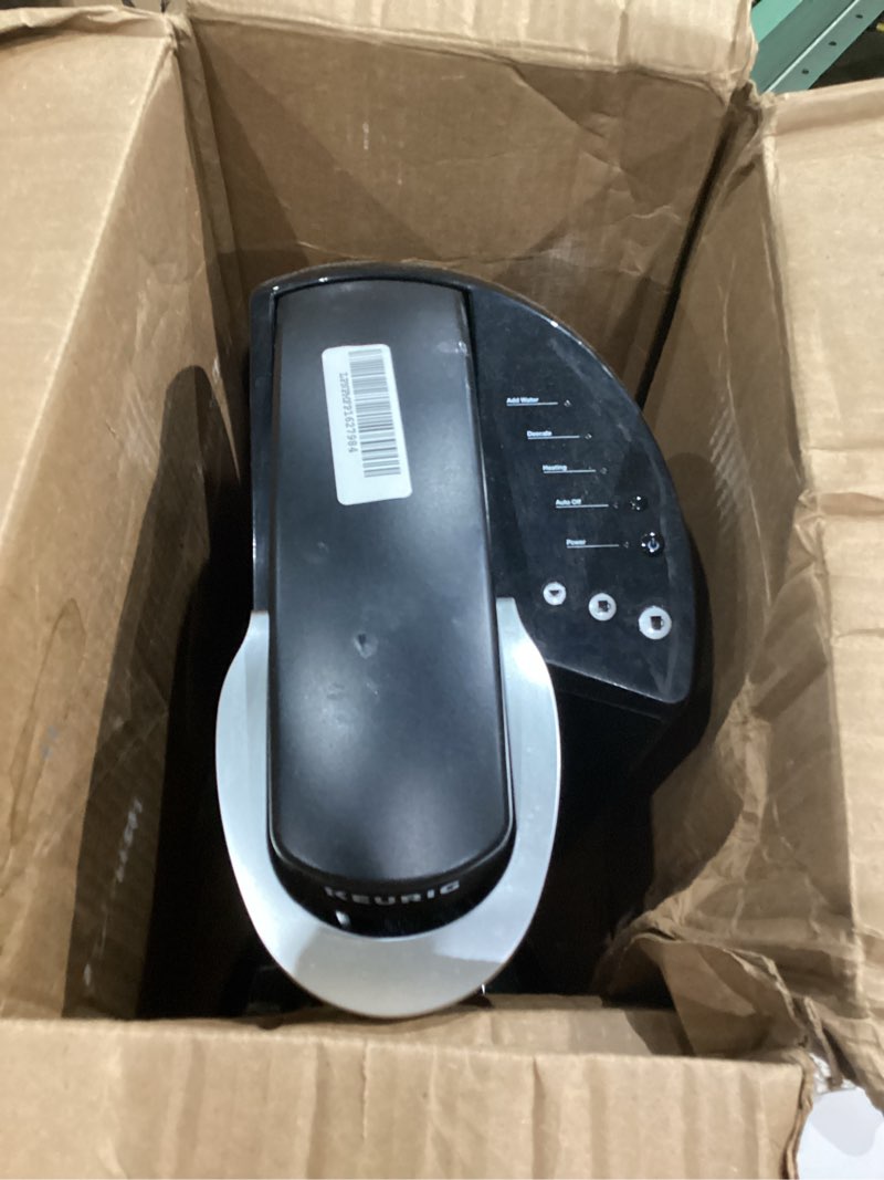 Condition photo showing As Is for Keurig K-Classic Single Serve K-Cup Pod Coffee Maker, with 3 Brew Sizes, 48oz Removable Reservoir, Black