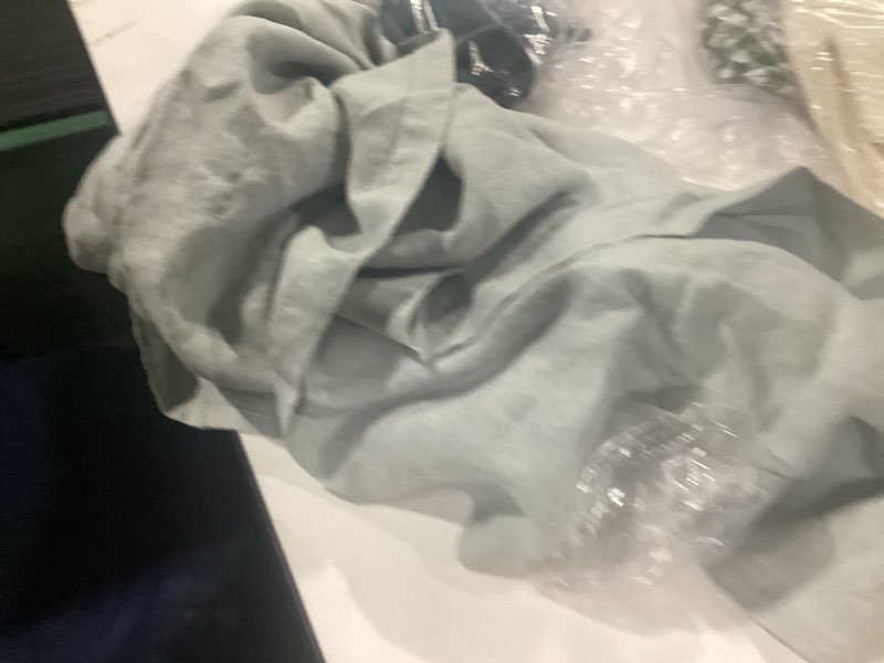 Condition photo showing As Is for contrast european linen pillow cover