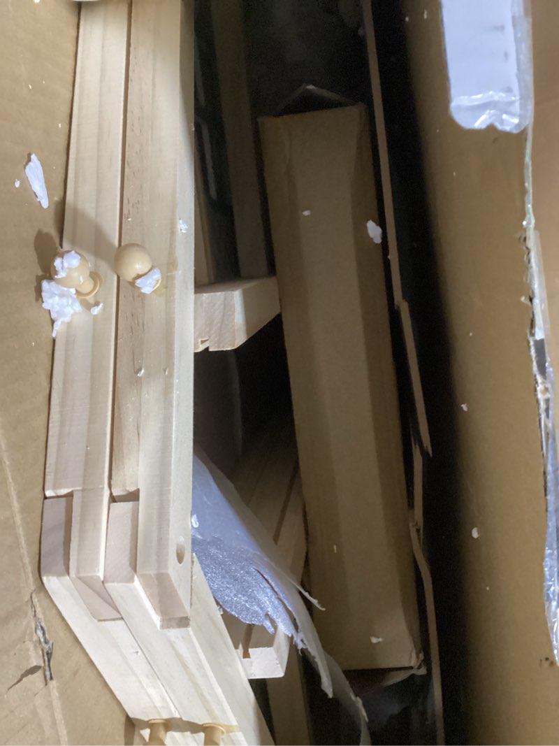 Condition photo showing Good Condition for Melissa & Doug Hi-Rise Wooden Dollhouse with 15 pcs Furniture - Garage and Working Elevator