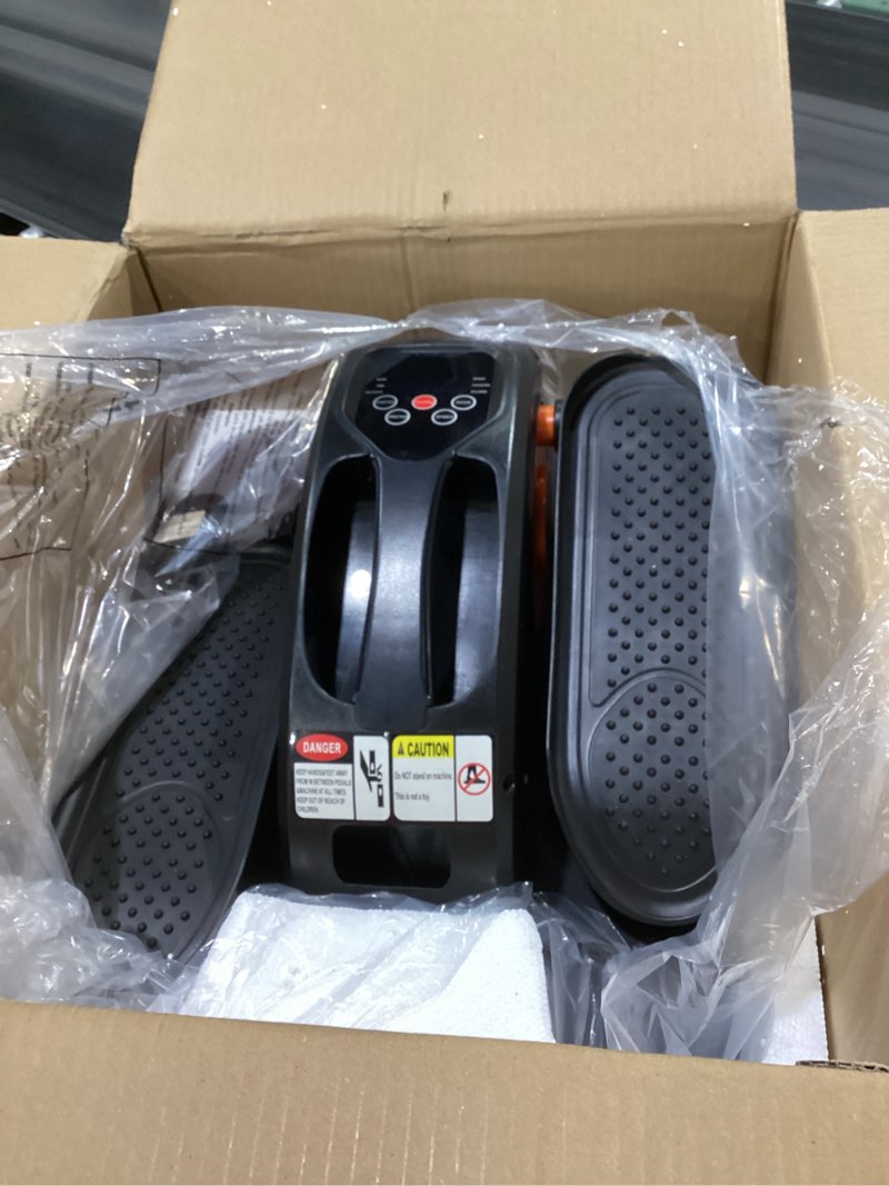 Condition photo showing Good Condition for under desk elliptical machine, electric elliptical leg exerciser for seniors fully assembled, quiet & portable electric seated pedal exerciser with remote control & 12 adjustable speeds small, not tested