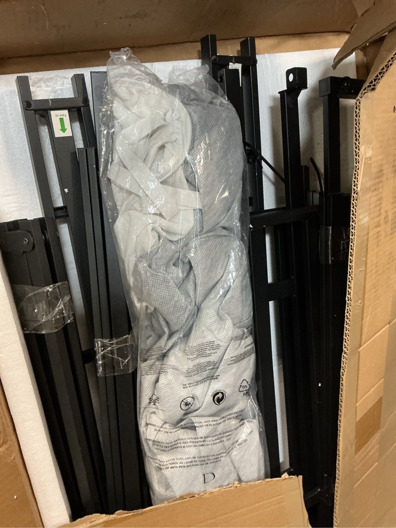 Condition photo showing As Is for King Box Spring, 7 Inch King Size Box Spring and Cover Set, 3000lbs Heavy Duty Metal Mattress Foundation with Easy Clean Cover, No Noise, Easy Assembly King 7 Inch 7-Inch Height