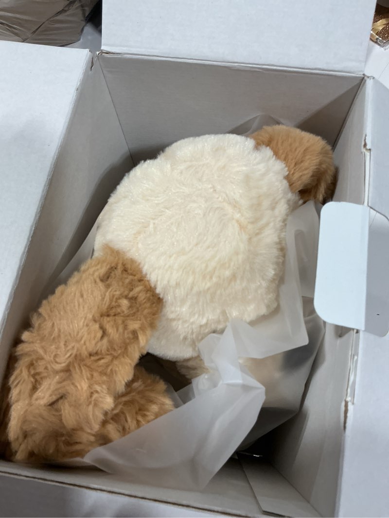 Condition photo showing New/Like New for tumama baby animated plush dog, interactive singing talking puppy dog stuffed animal toys, 10”