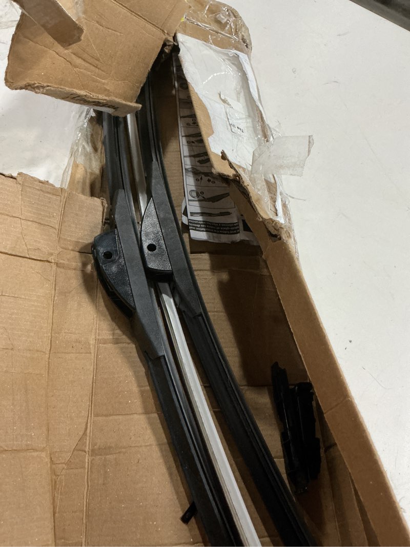 Condition photo showing As Is for wiper blades 