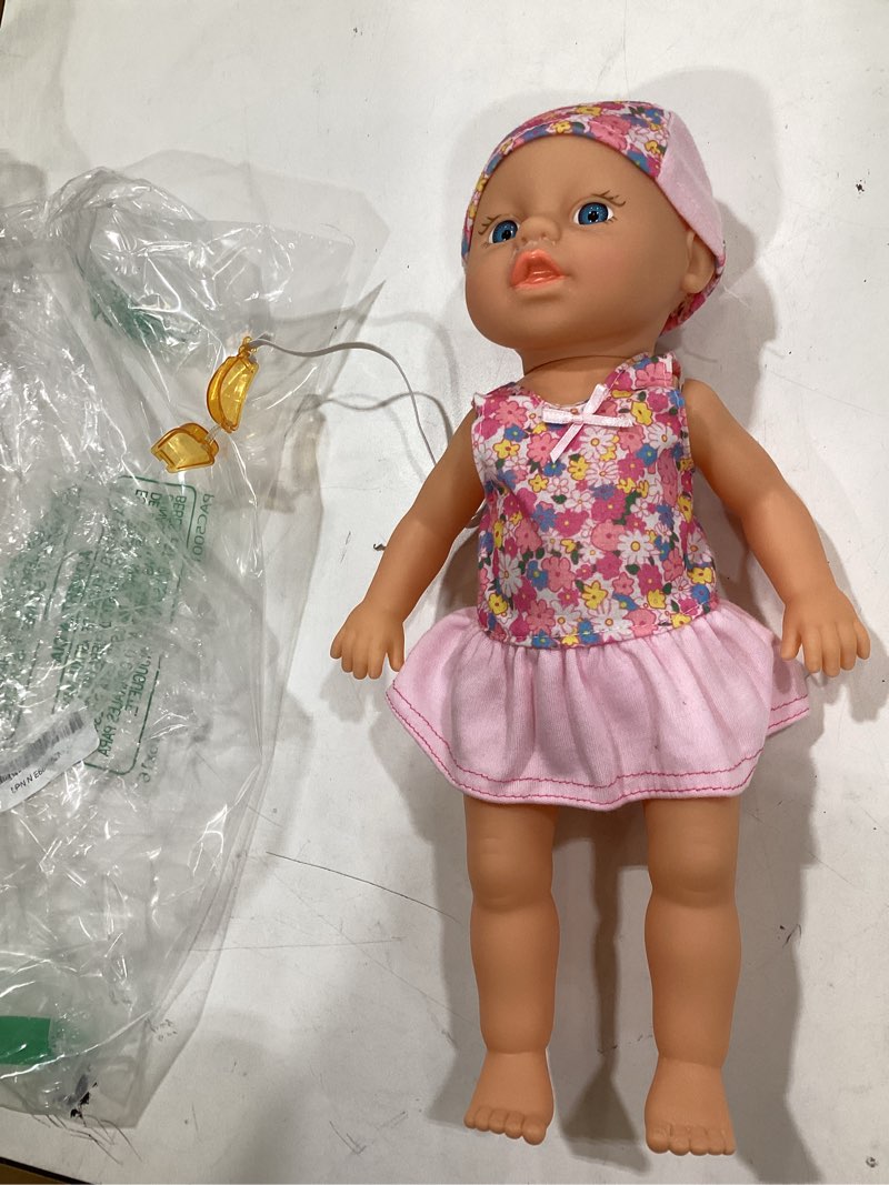 Condition photo showing Good Condition for swimming baby toy,2026 new upgraded waterproof swimmer toy,electric water baby toy, backstroke swimming toy for pool (pink b)