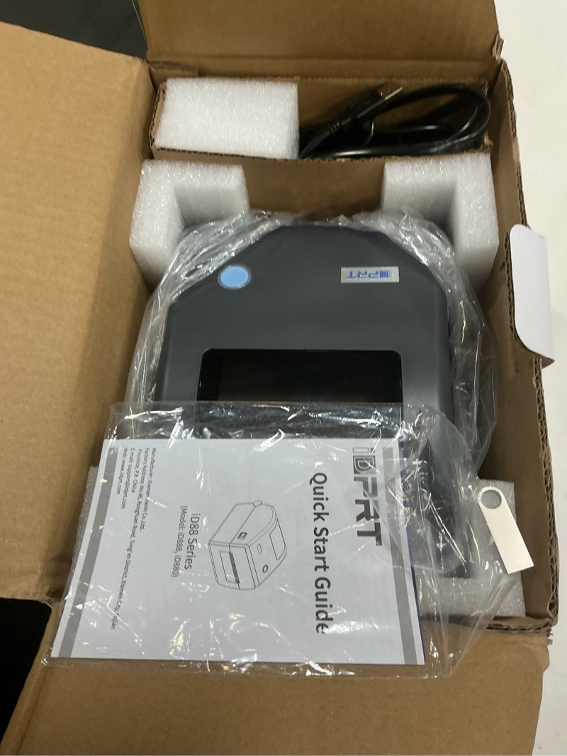 Condition photo showing Good Condition for idprt industrial high-speed thermal printer - 6ips, 203 dpi, for large warehouses & logistics, usb/ethernet, supports 4.25" wide labels, perfect for barcode shipping & receipts