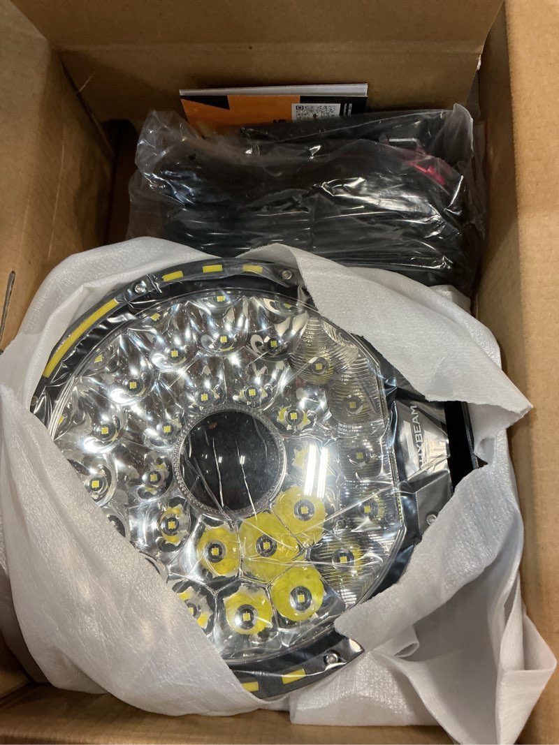 Condition photo showing Good Condition for Auxbeam 360-PRO Series 9 Inch Round Off Road Lights, 270W LED Driving Lights 37776LM Spot Flood Combo Light Bar, Auxiliary Light Pods Bumper Work Lights Offroad Lighting 9" (ZD000675)
